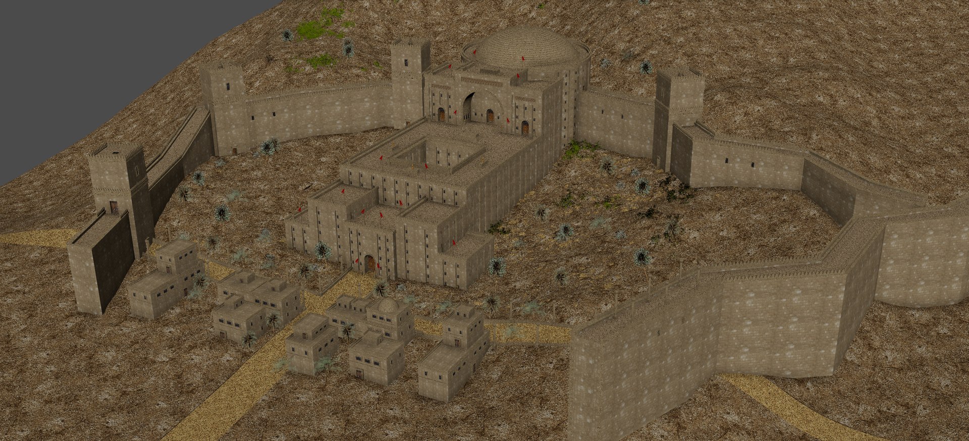 The Castle of Qaleh Dokhtar Environment 3D model https://p.turbosquid.com/ts-thumb/Y4/smEhFH/wB/doktharland11/jpg/1765732553/1920x1080/fit_q87/c60bc9564a74722581c15bd835b9fdeb73578150/doktharland11.jpg