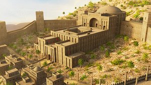 The Castle of Qaleh Dokhtar Environment 3D model