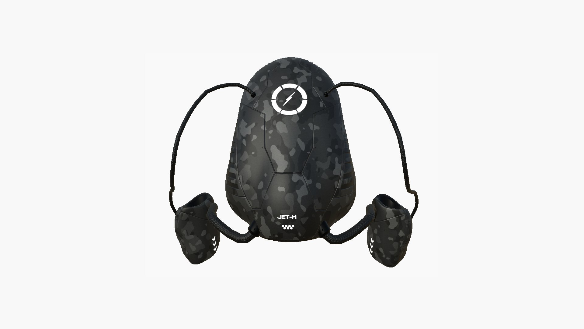 3D Jetpack H09 Black Camouflage - SciFi Character Design - TurboSquid ...