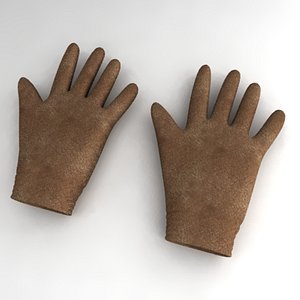 3d model gloves accessories