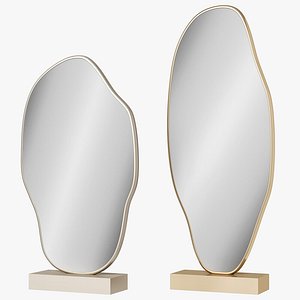 Mathieu Lehanneur standing mirror Le Passage 3D