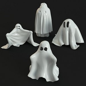 3D ghosts figures