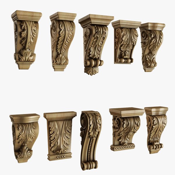 architectural corbels 3d model