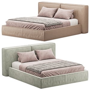 Double bed Flann by Ditre Italia 3D model