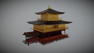 Kinkaku-ji Temple 3D