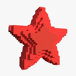 Voxel Stars 3D model