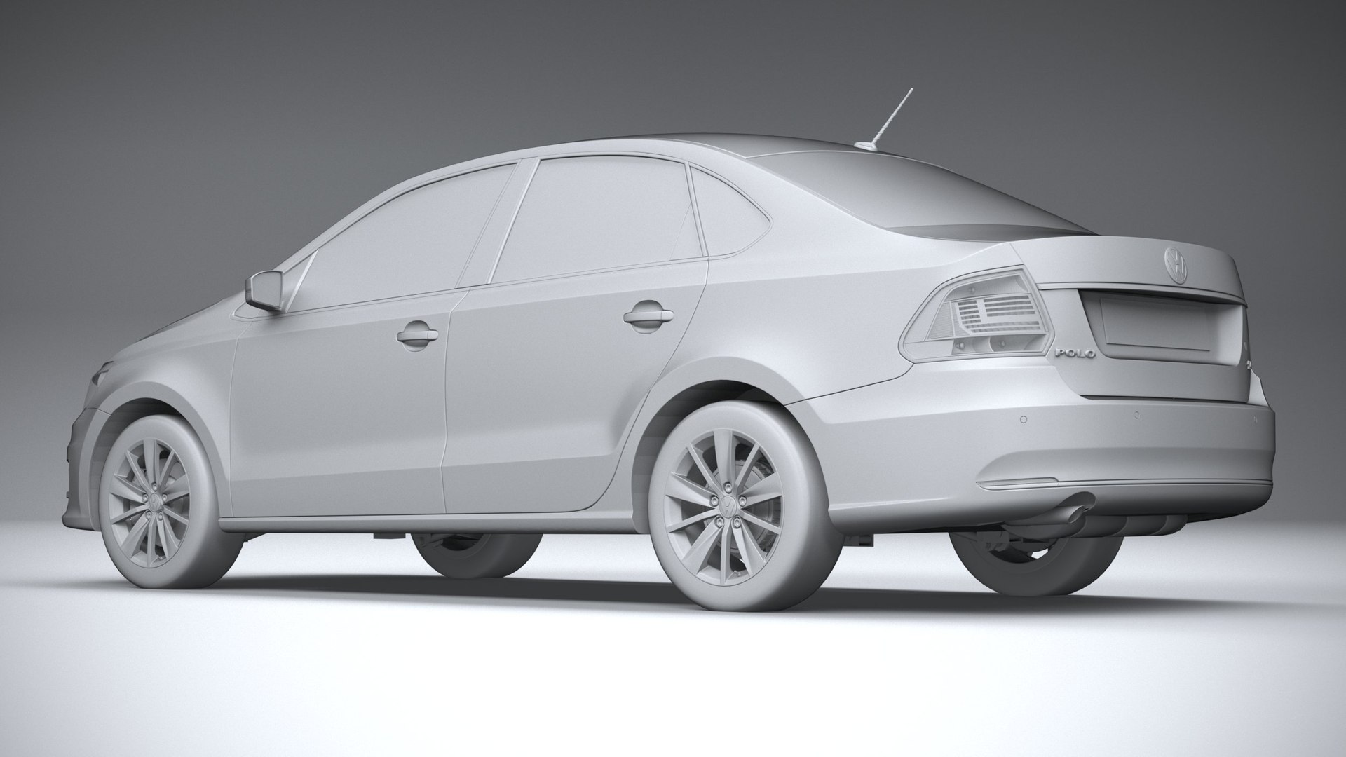 VW Polo sedan 2018 габариты