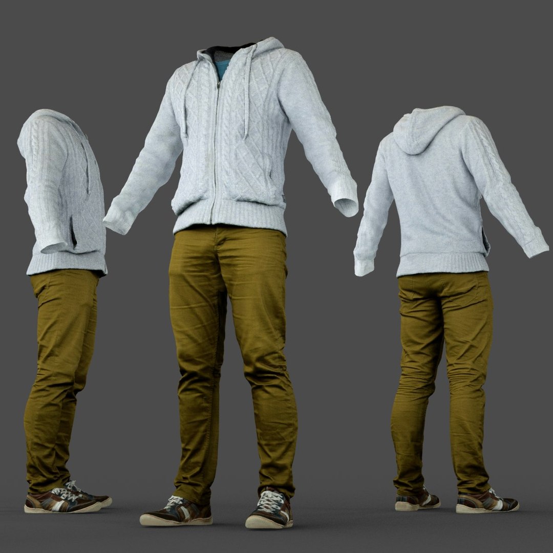 3D Male Clothing Outfit - TurboSquid 1329710