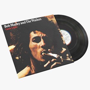 Vinyl Record Album Bob Marley 3D