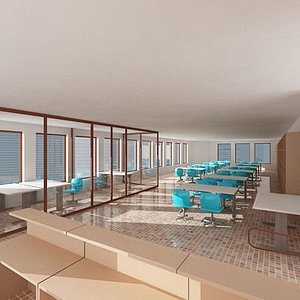 3d library classroom