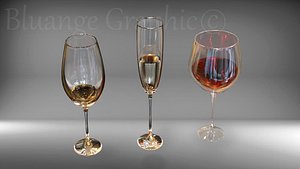 glass goblet model