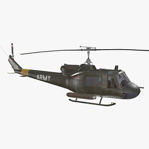 Bell UH-1B US Army Basic Animation --307--