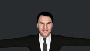 Roger Federer Hyper Realistic Full Body Fully Rigged 3D Character