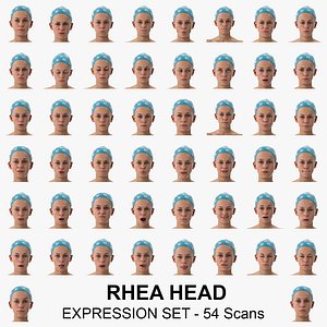 rhea clean scans expression 3D