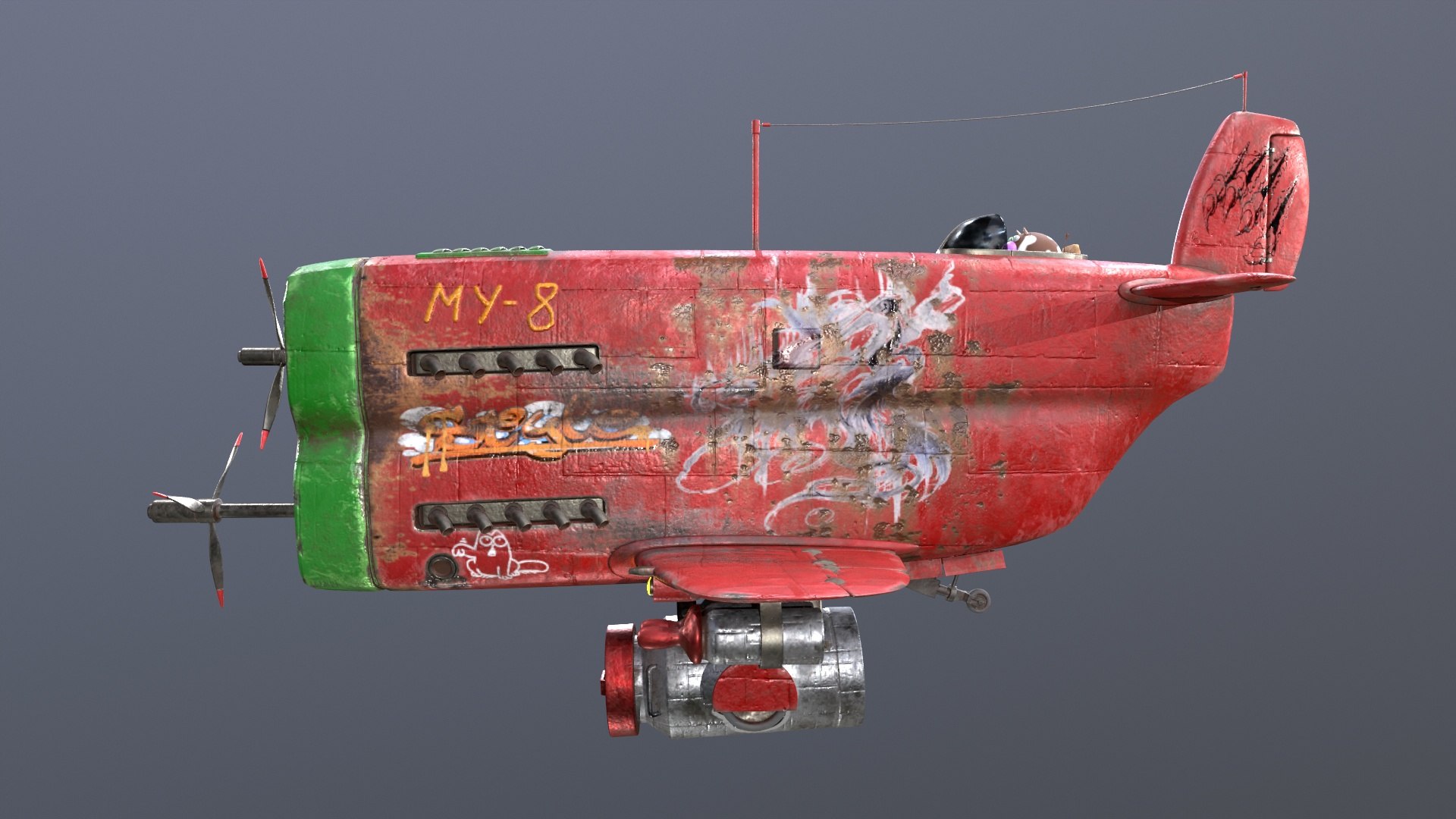 3D Stylized realistic red-green airplane https://p.turbosquid.com/ts-thumb/Y5/U26mV9/VH/8/jpg/1691850858/1920x1080/fit_q87/e63bcf7a8e1209a12f05cb4f12877aa5517fb816/8.jpg
