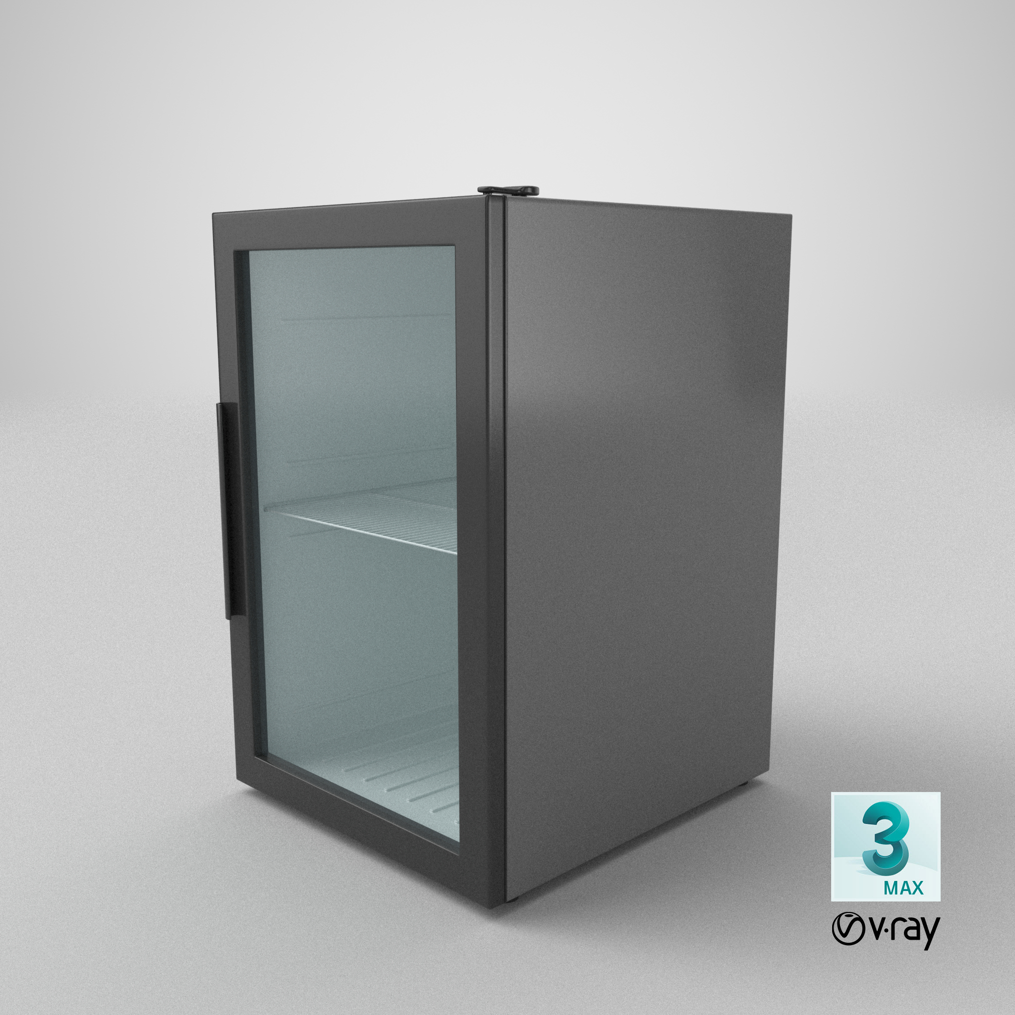 Refrigerator display mini 3D model TurboSquid 1674399