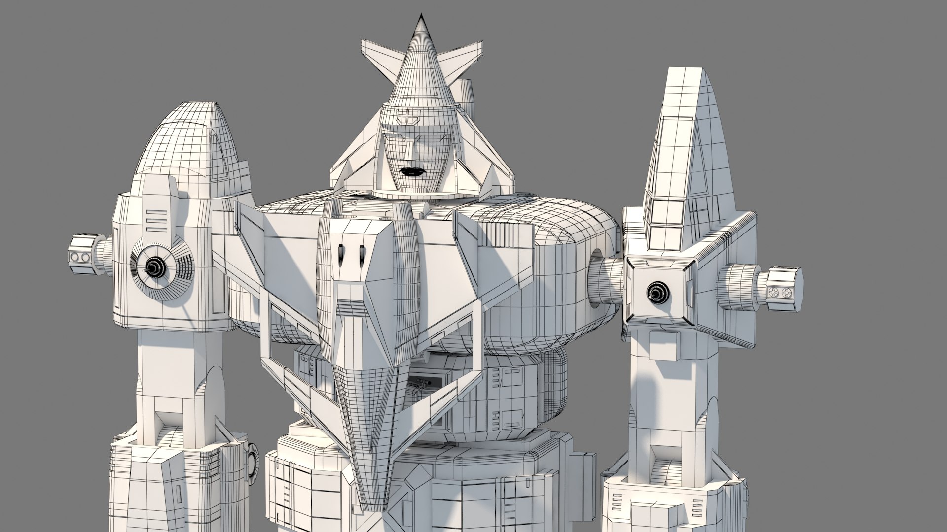 3D Voltron AKA Dairugger VX - TurboSquid 1747302