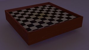chessboard 3D model