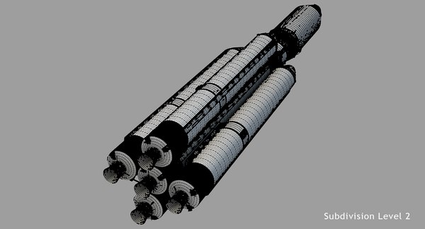 Angara a5 heavy launch vehicle 3D model - TurboSquid 1218891