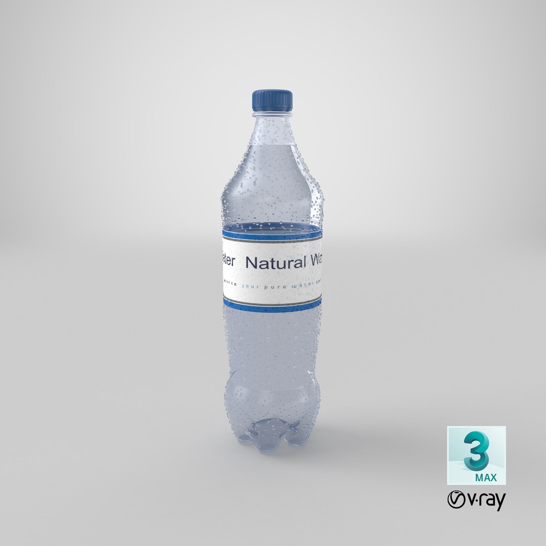 Real Water Bottle 3D Model - TurboSquid 1375788