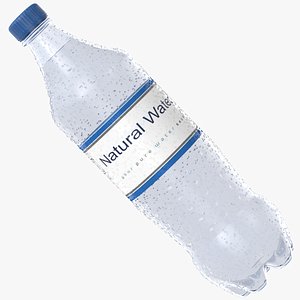 Water Bottle With Water Droplets