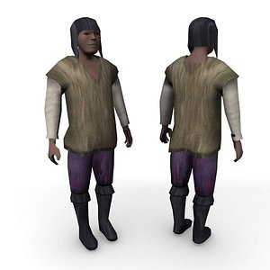 3d model medieval innkeeper