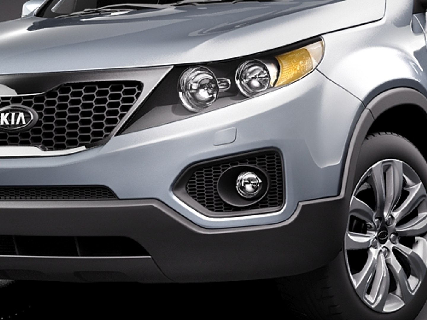 3d Kia Sorento 2010 Suv Model