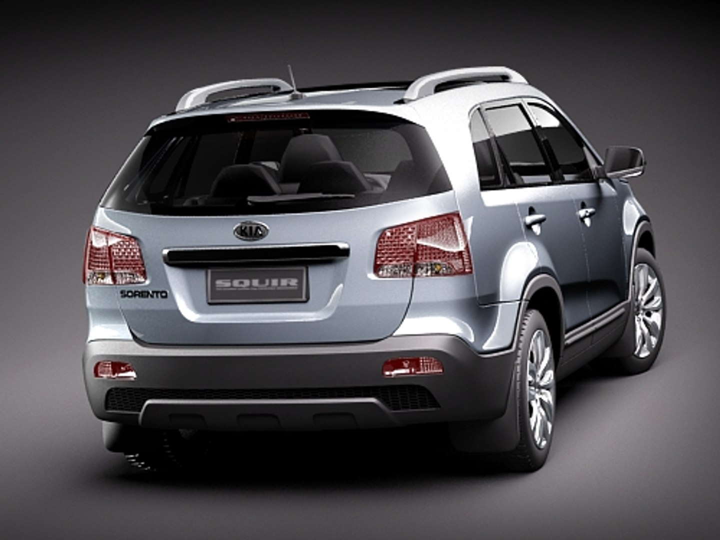 3d Kia Sorento 2010 Suv Model