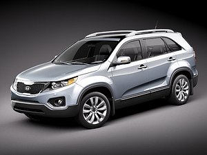3d kia sorento 2010 suv model