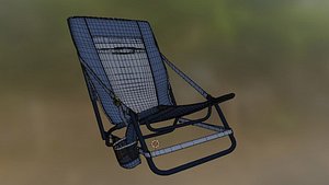 3D Beach Chair model