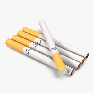3d model cigarette marlboro