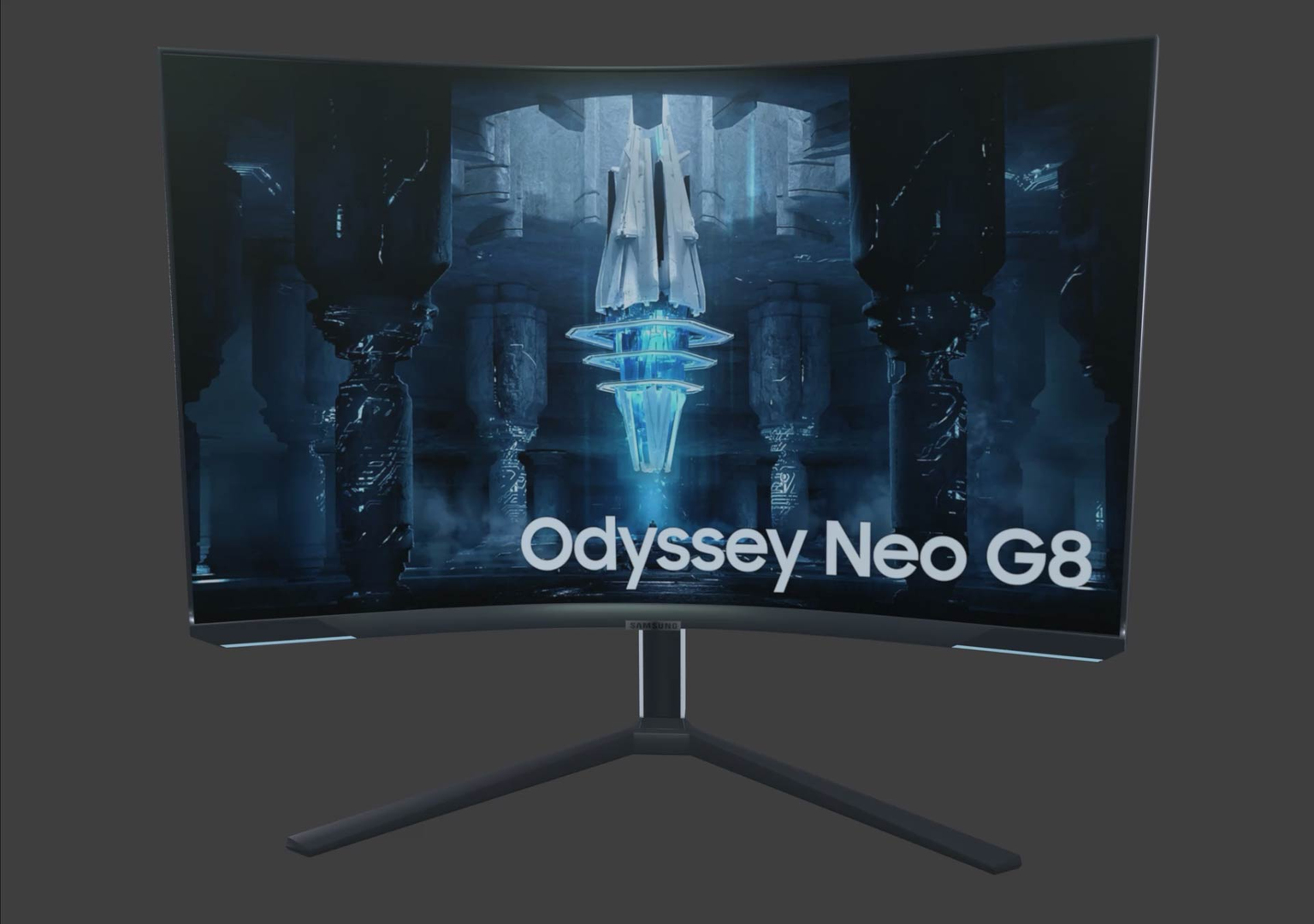 3D SAMSUNG Odyssey Neo G8 32 Inch Curved 4K Model