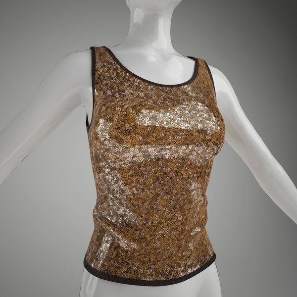 3dsmax woman s vest mannequin