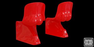 human chair 3d max