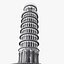 Cartoon Tower of Pisa