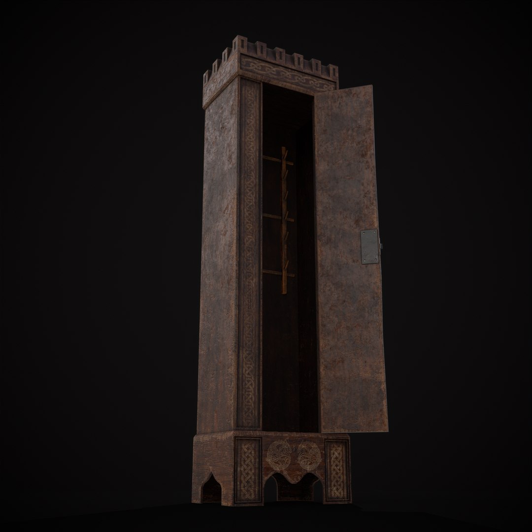 Rustic Medieval Cloak Wardrobe 3D model https://p.turbosquid.com/ts-thumb/Y5/kDmXV8/OI/23/png/1668711702/1920x1080/fit_q87/f5d73da8bb90d7a43769f50fbb671c39aa7dfac5/23.jpg