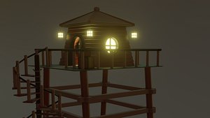 3D Forest House model