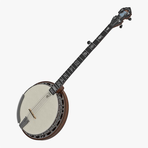 3D model banjo string julia belle