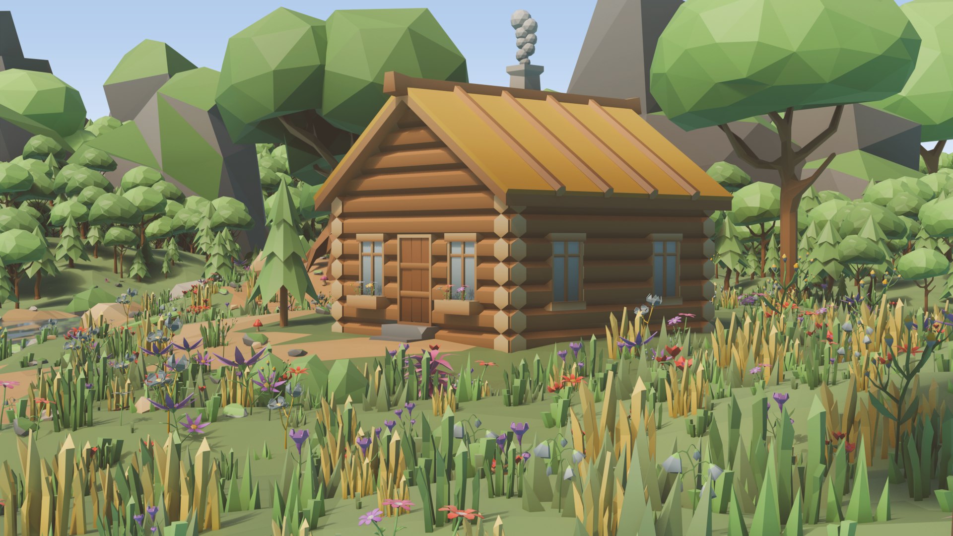 3D model Low Poly Meadow Environment Pack https://p.turbosquid.com/ts-thumb/Y5/rX6f8q/MT/mr2/png/1767320066/1920x1080/fit_q87/2d43b8230c3068f12a84ac1c159beb26282005c7/mr2.jpg