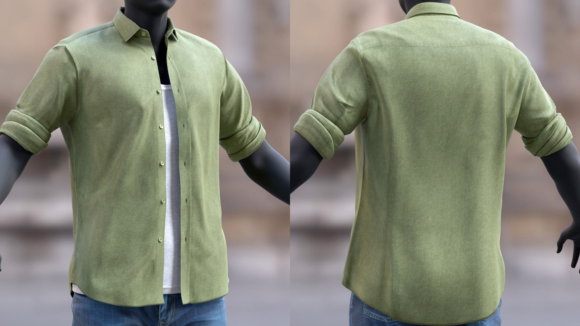 3D Mens Casual Outfit Model - TurboSquid 1916393