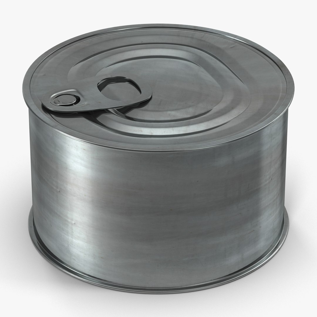 Tin Can 3 3D Model 3D model preview