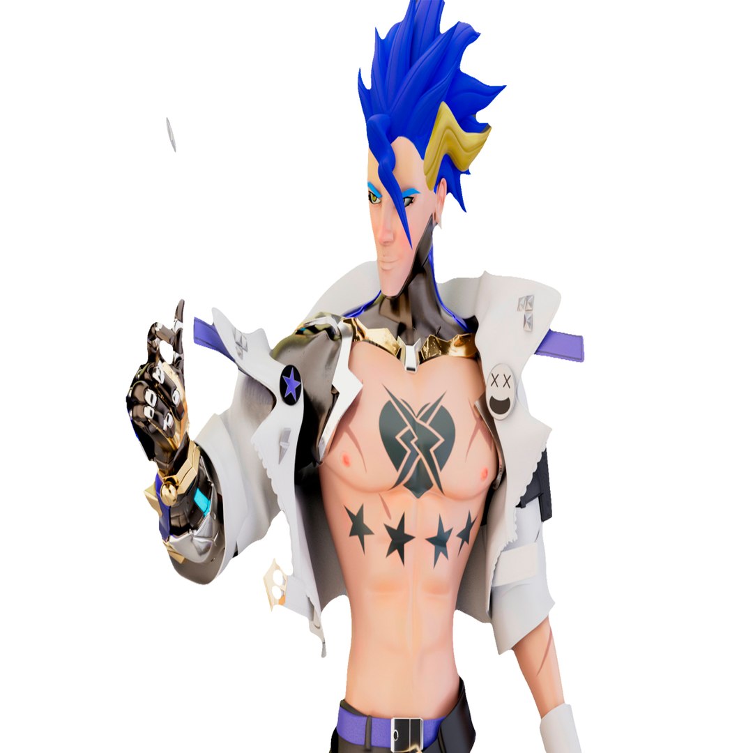 Cyberpunk Character Rig 3D - TurboSquid 2279079