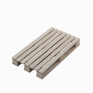 3D Wooden Pallet 01 model