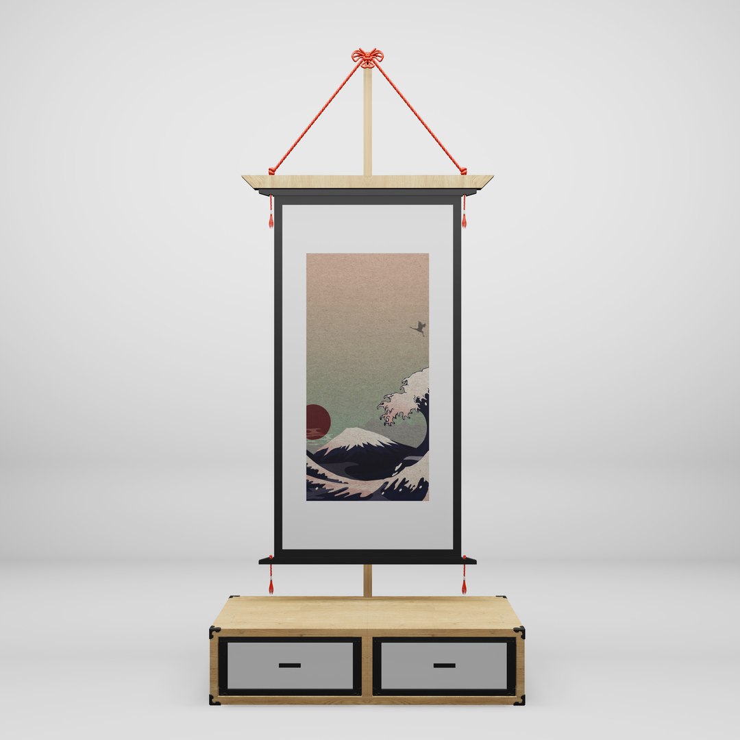 Frame Japanese 3D Model - TurboSquid 1661172