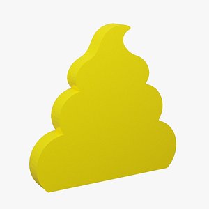 Pile of Poo Icon 3D model