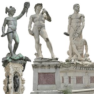 Masterpieces of Sculpture Pack 3 3D model