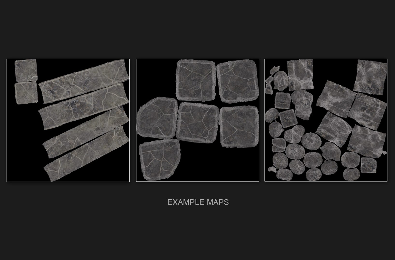 3d Ruin Elements Model