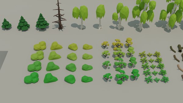 3D assets nature games packs - TurboSquid 1705390