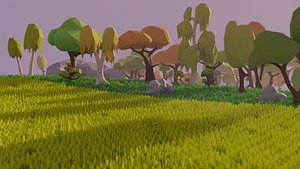 2021 Low Poly Nature Pack - AR-VR - Game Ready