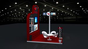 3 side open stand 3D model